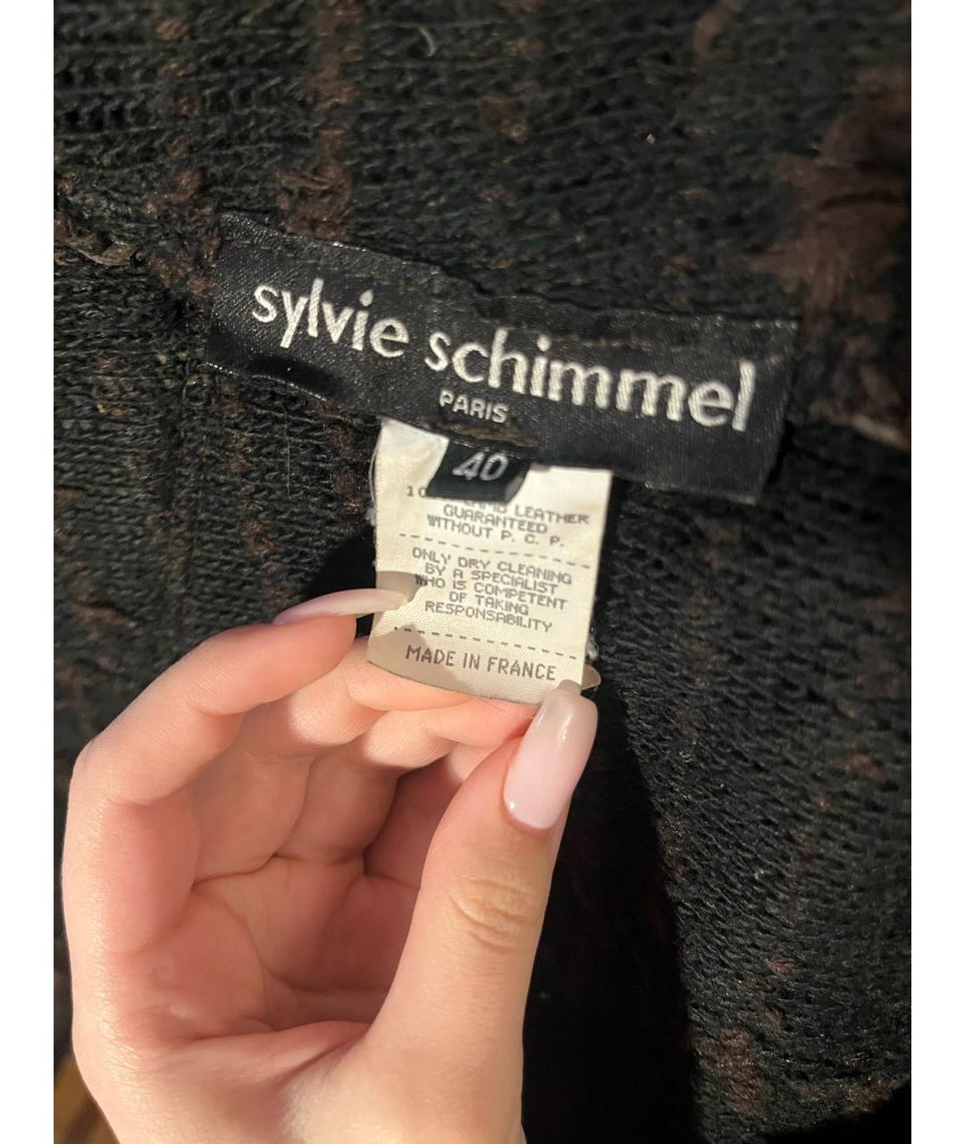 SYLVIE SCHIMMEL Коричневая кожаная куртка, фото 3