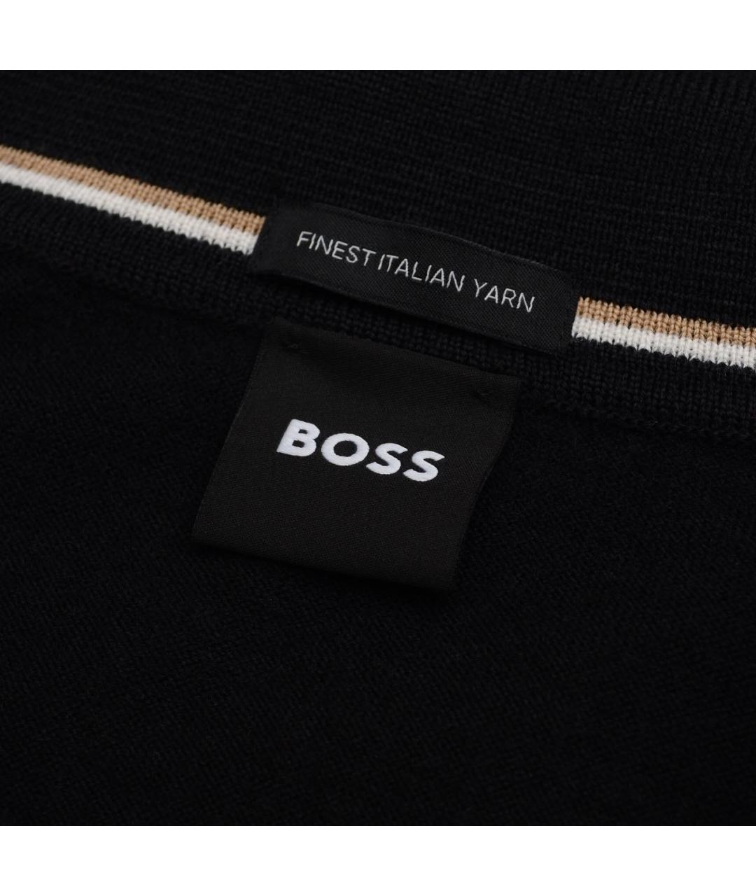 HUGO BOSS Черный шерстяной джемпер / свитер, фото 4