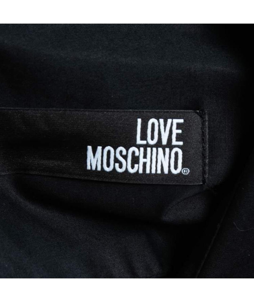 LOVE MOSCHINO Черная рубашка, фото 4