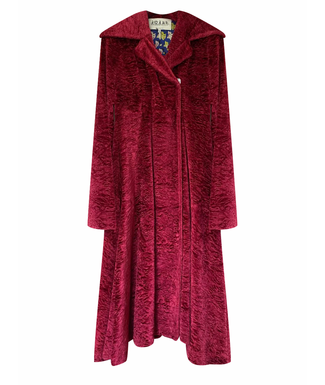 A.W.A.K.E. Красное вискозное пальто, фото 1
