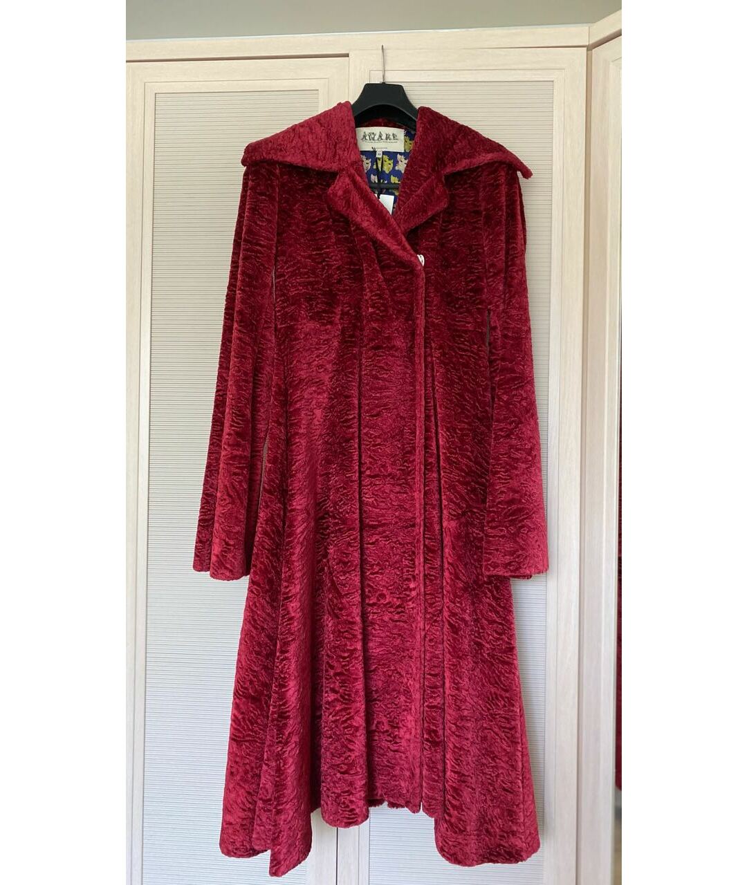 A.W.A.K.E. Красное вискозное пальто, фото 9