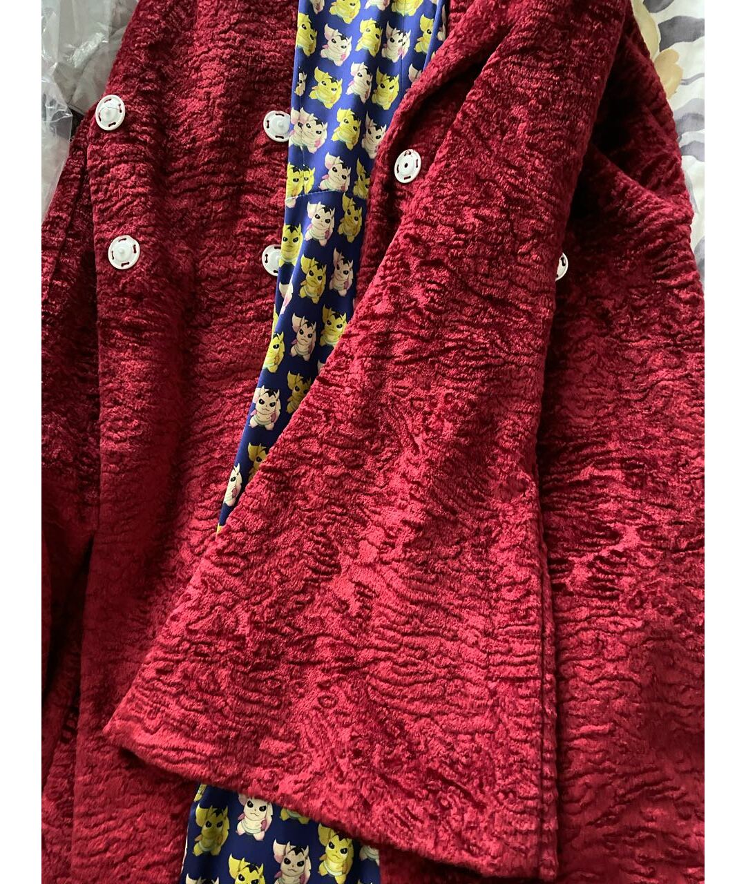 A.W.A.K.E. Красное вискозное пальто, фото 8