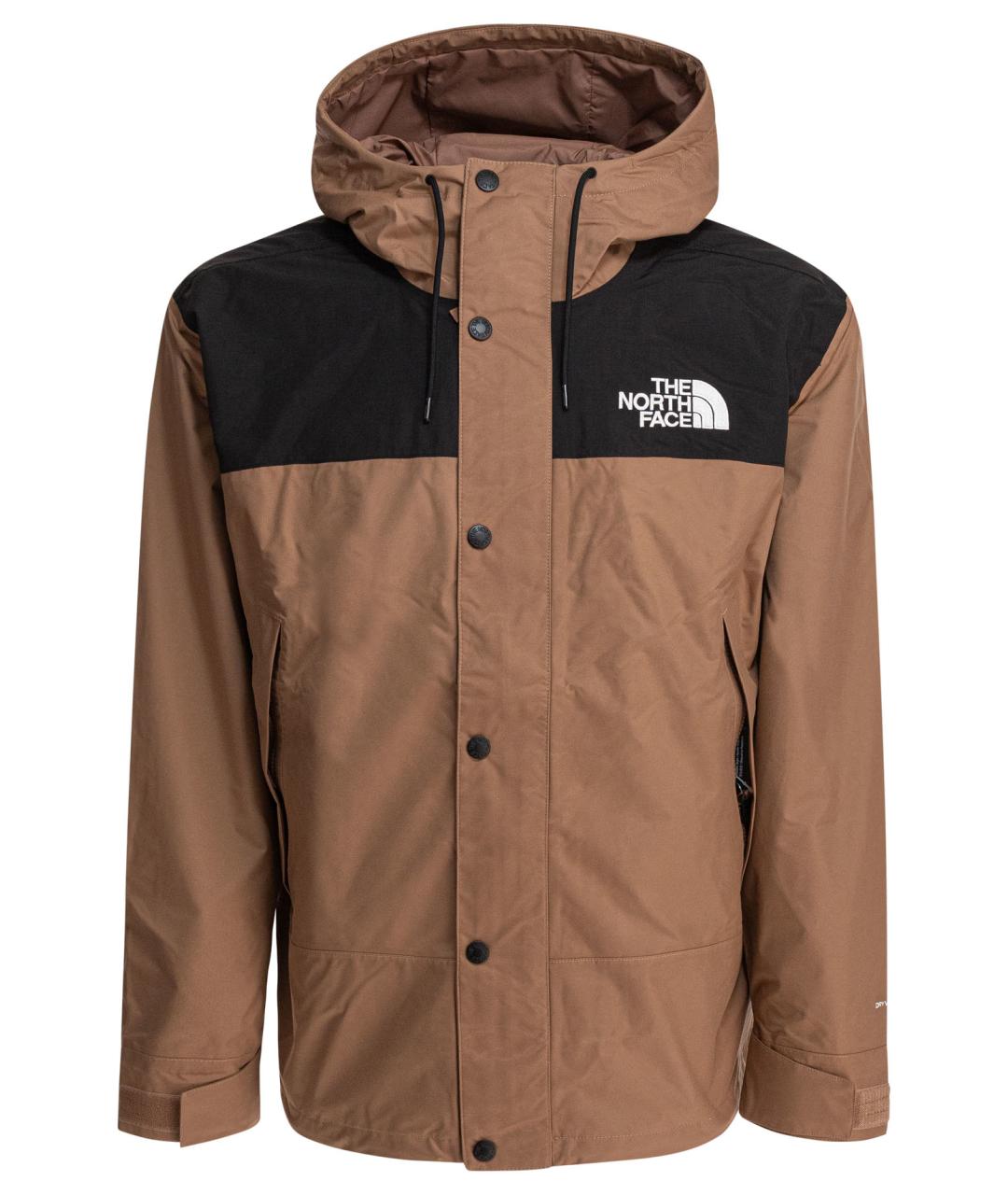 THE NORTH FACE Коричневая полиэстеровая куртка, фото 1