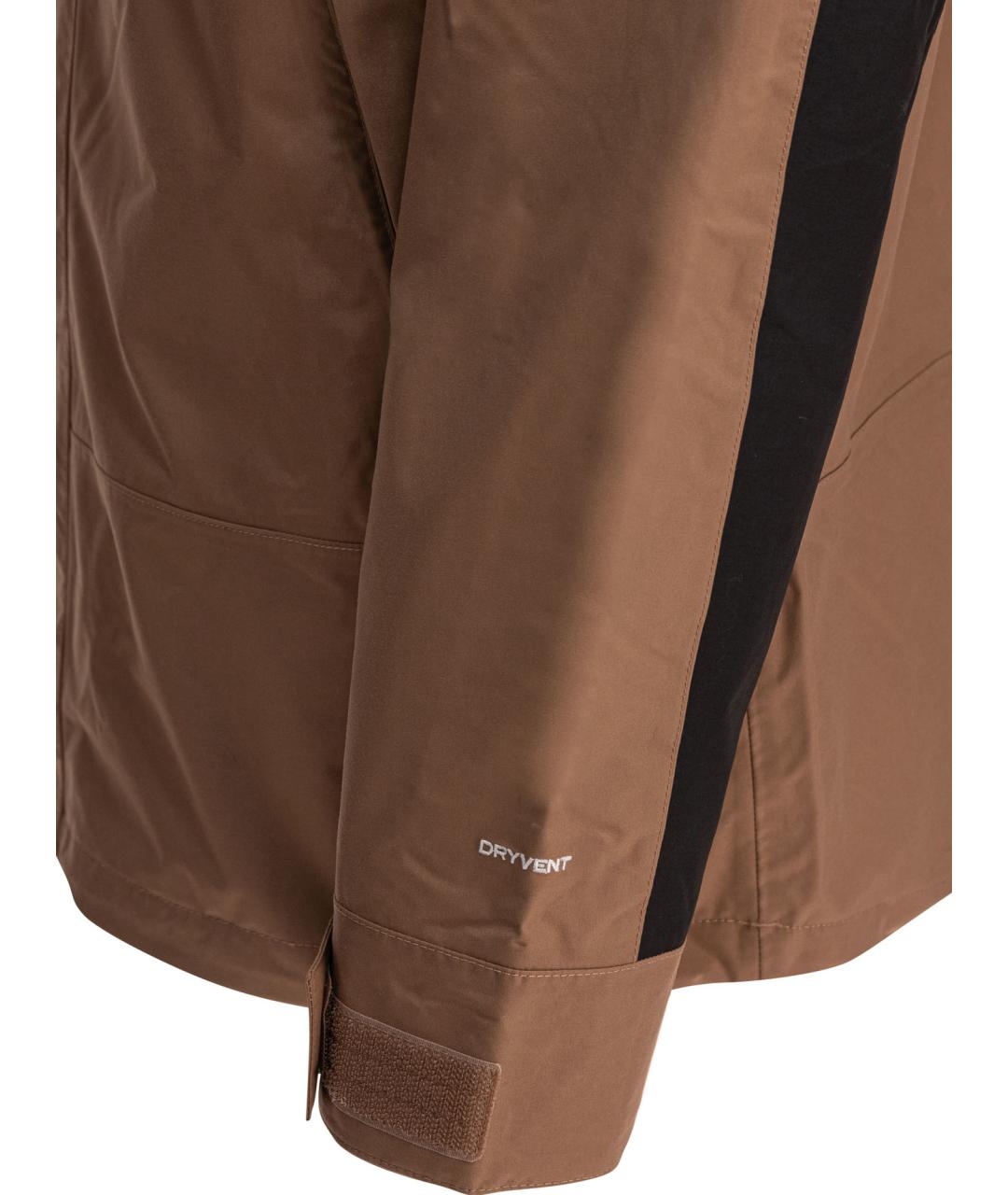 THE NORTH FACE Коричневая полиэстеровая куртка, фото 4