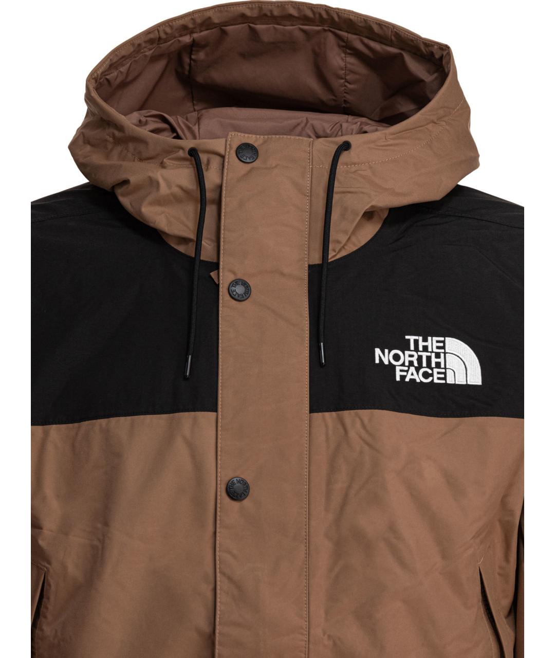 THE NORTH FACE Коричневая полиэстеровая куртка, фото 3