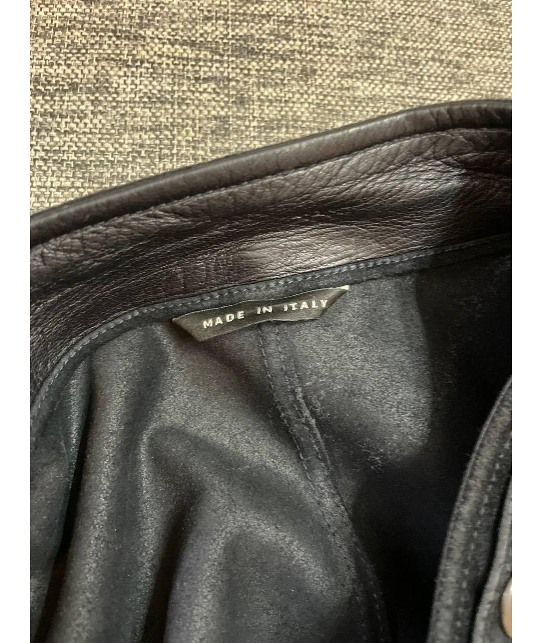 GUCCI Темно-синяя замшевая куртка, фото 3