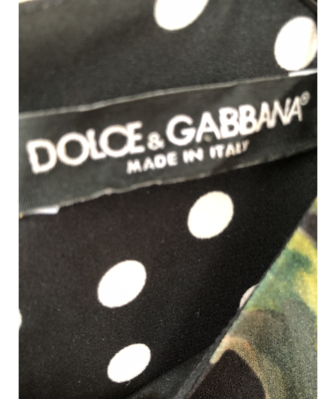 DOLCE&GABBANA Черное вискозное повседневное платье, фото 4