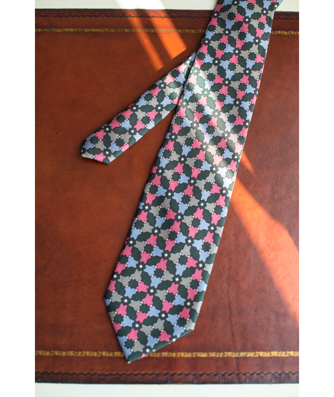 FENDI Мульти шелковый галстук, фото 6