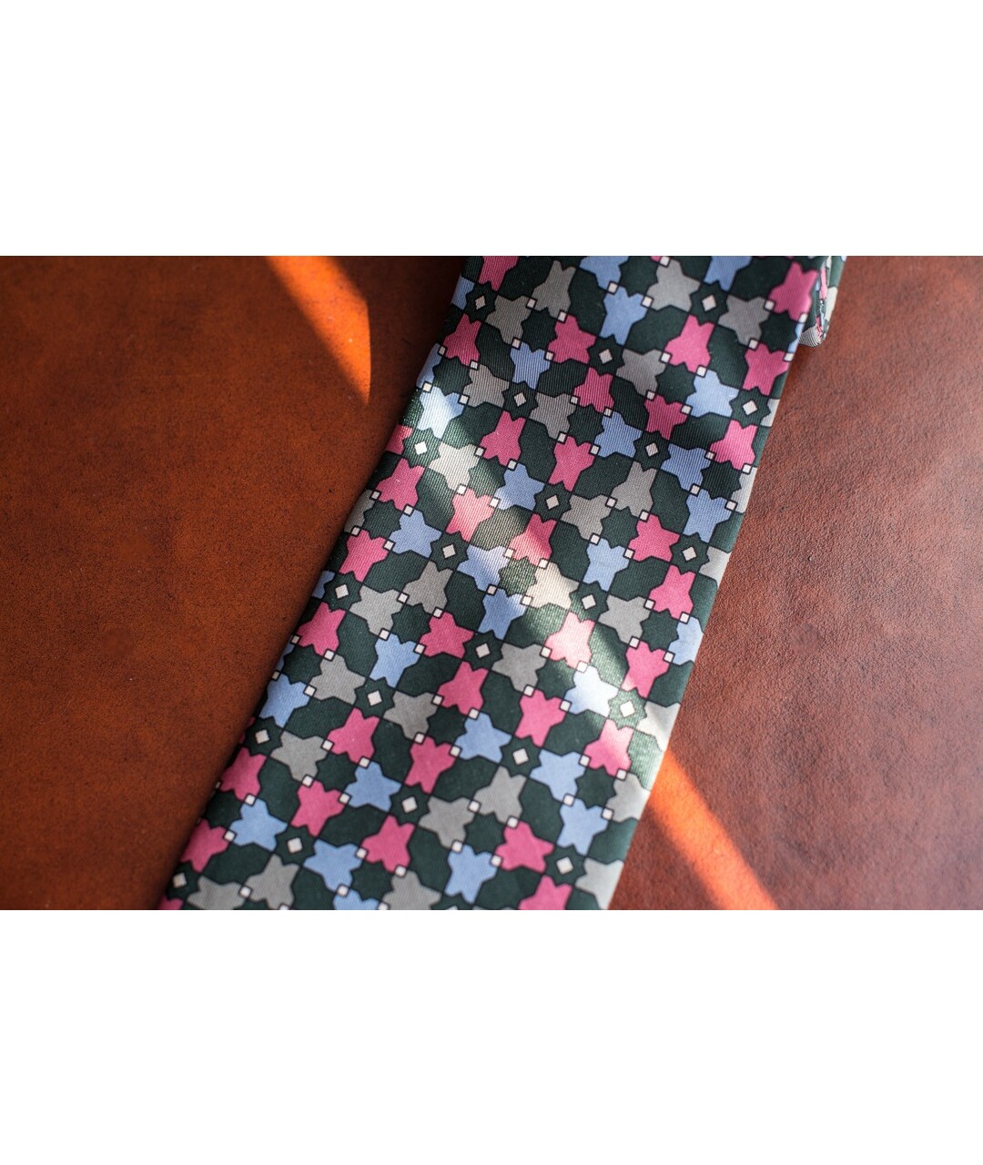 FENDI Мульти шелковый галстук, фото 4