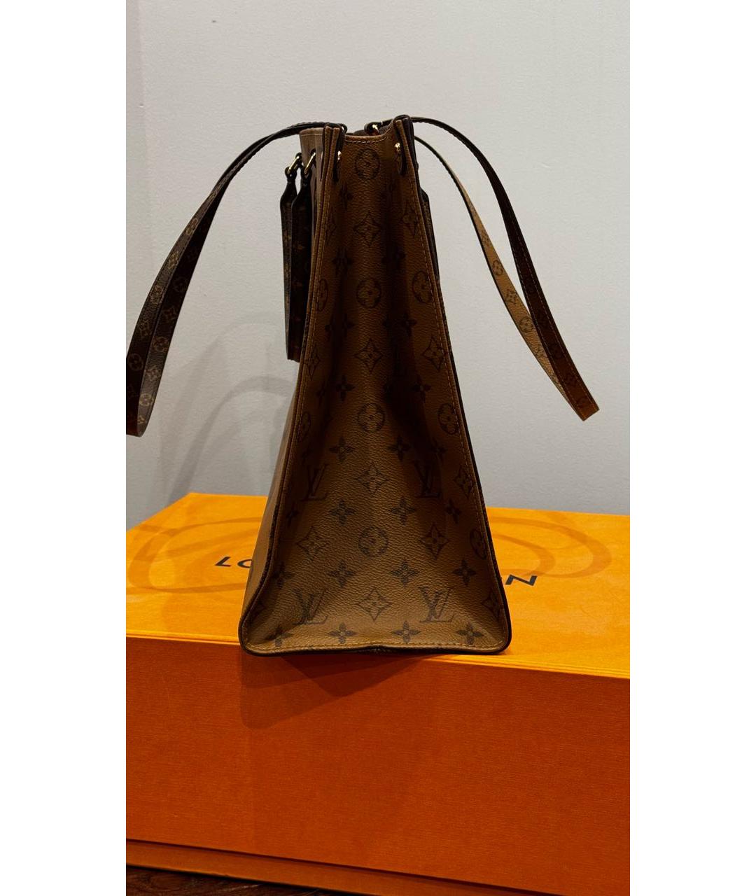 LOUIS VUITTON Коричневая сумка тоут, фото 2