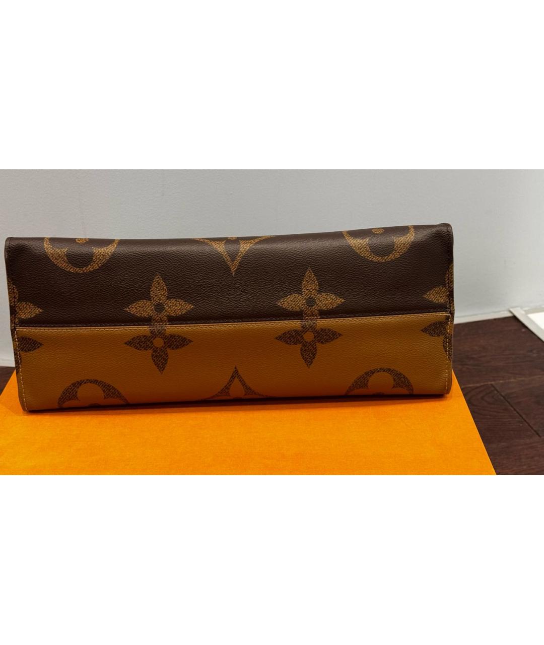 LOUIS VUITTON Коричневая сумка тоут, фото 5