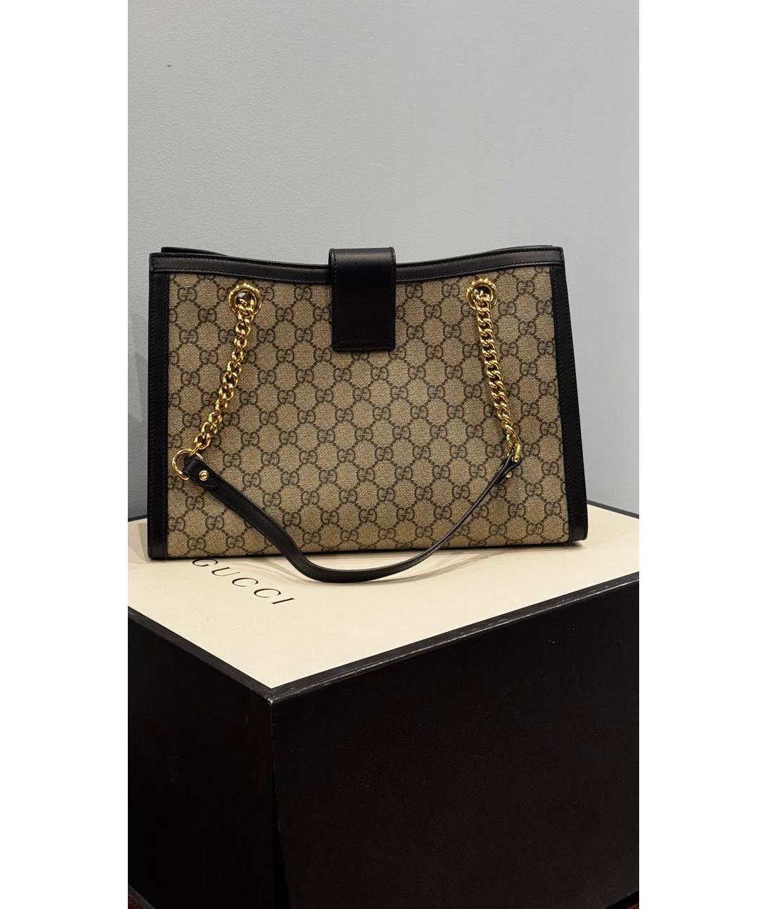 GUCCI Бежевая сумка тоут, фото 3