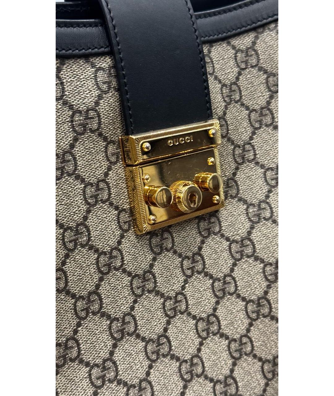 GUCCI Бежевая сумка тоут, фото 5