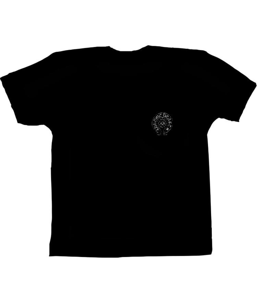 CHROME HEARTS Черная хлопковая футболка, фото 1