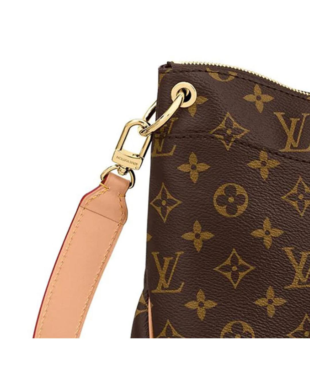 LOUIS VUITTON Коричневая сумка через плечо, фото 5
