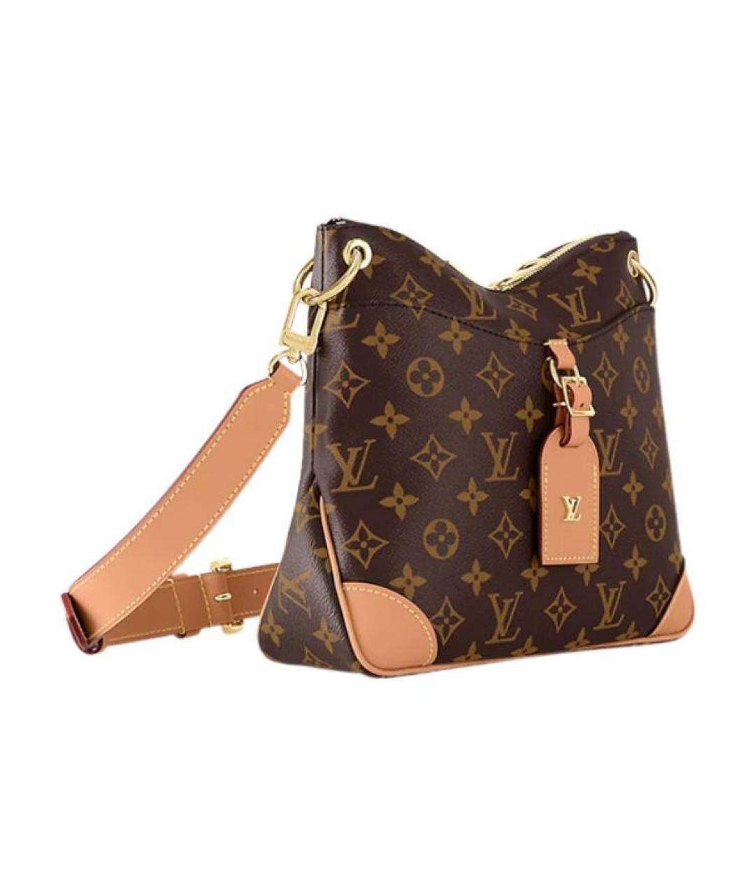 LOUIS VUITTON Коричневая сумка через плечо, фото 2