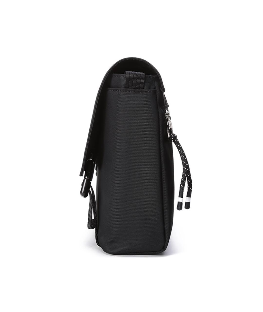 LONGCHAMP Черная сумка на плечо из канвы, фото 4