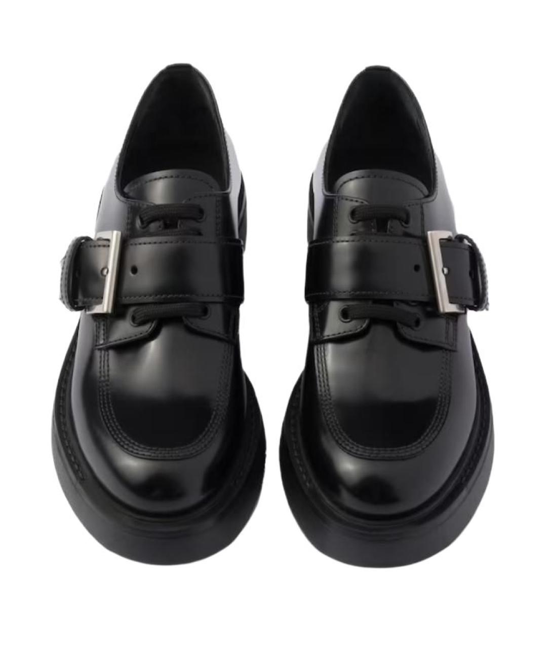 PRADA Черные кожаные лоферы, фото 5