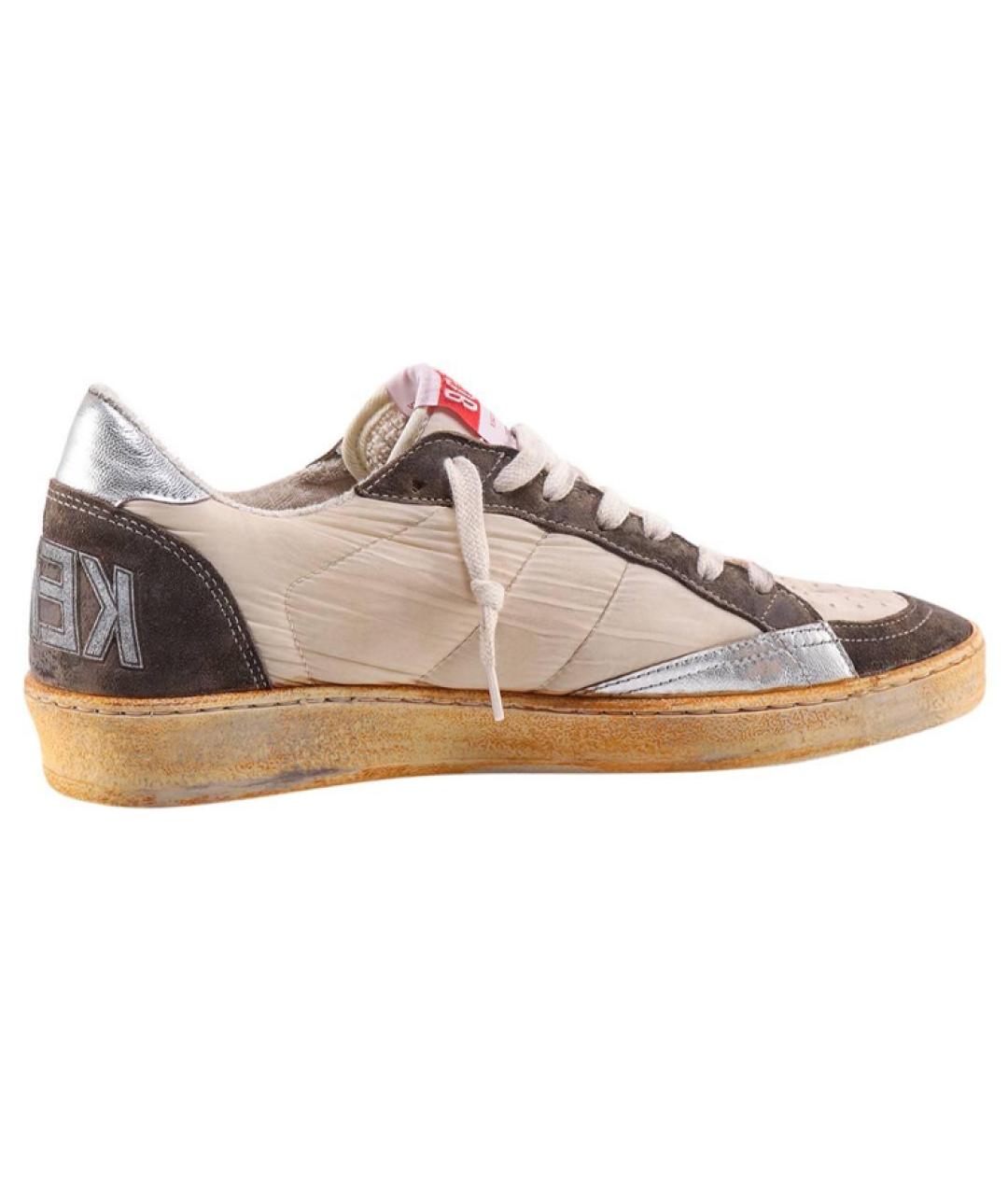 GOLDEN GOOSE DELUXE BRAND Коричневые низкие кроссовки / кеды, фото 3