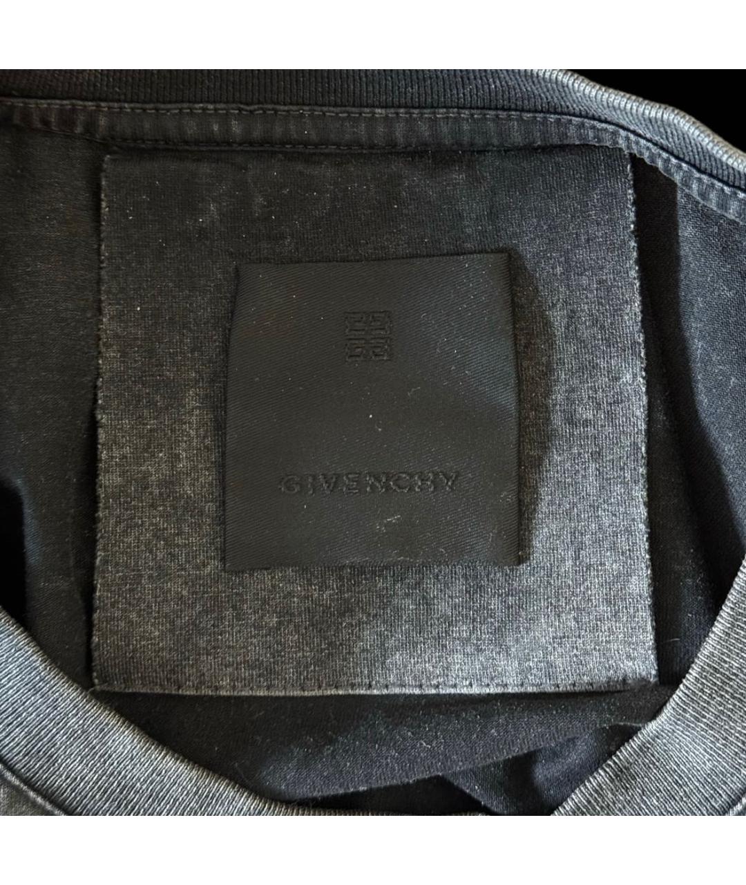 GIVENCHY Серая хлопковая футболка, фото 5