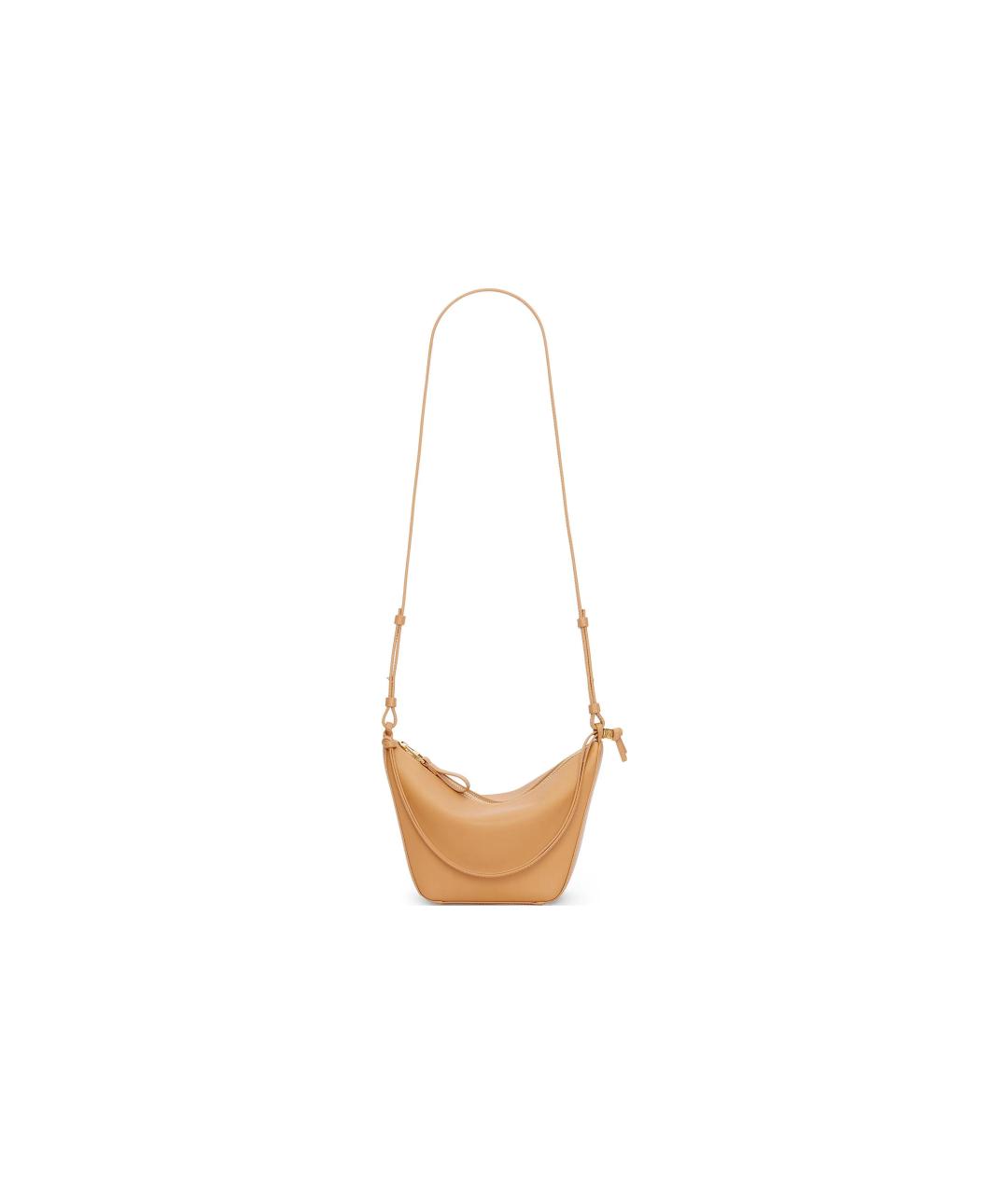 LOEWE Коричневая кожаная сумка через плечо, фото 2