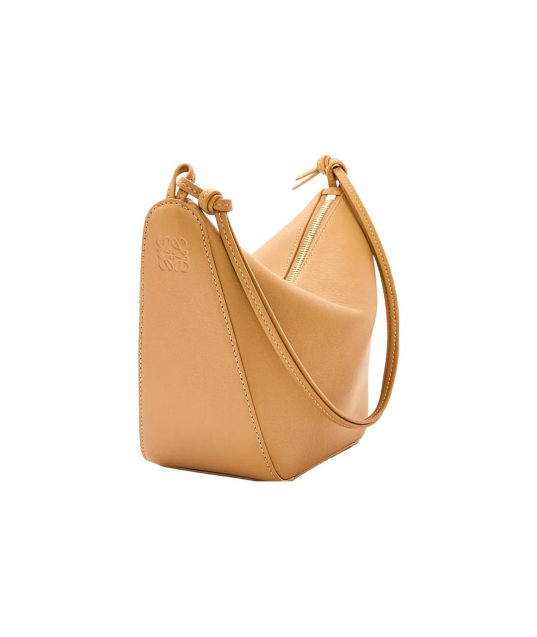 LOEWE Коричневая кожаная сумка через плечо, фото 4