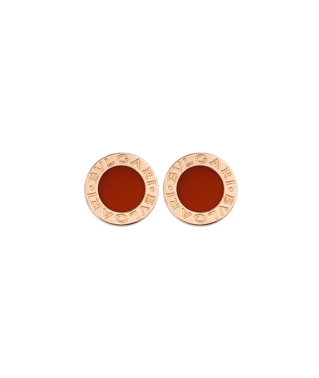BVLGARI Красные серьги из розового золота, фото 1