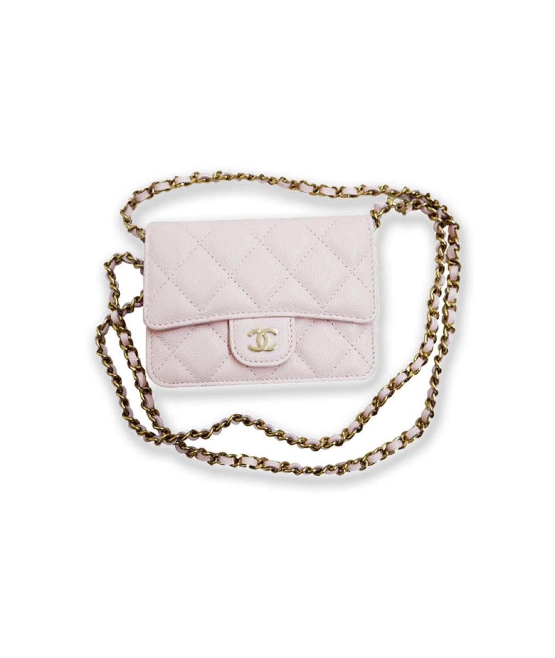 CHANEL Розовая сумка через плечо, фото 2