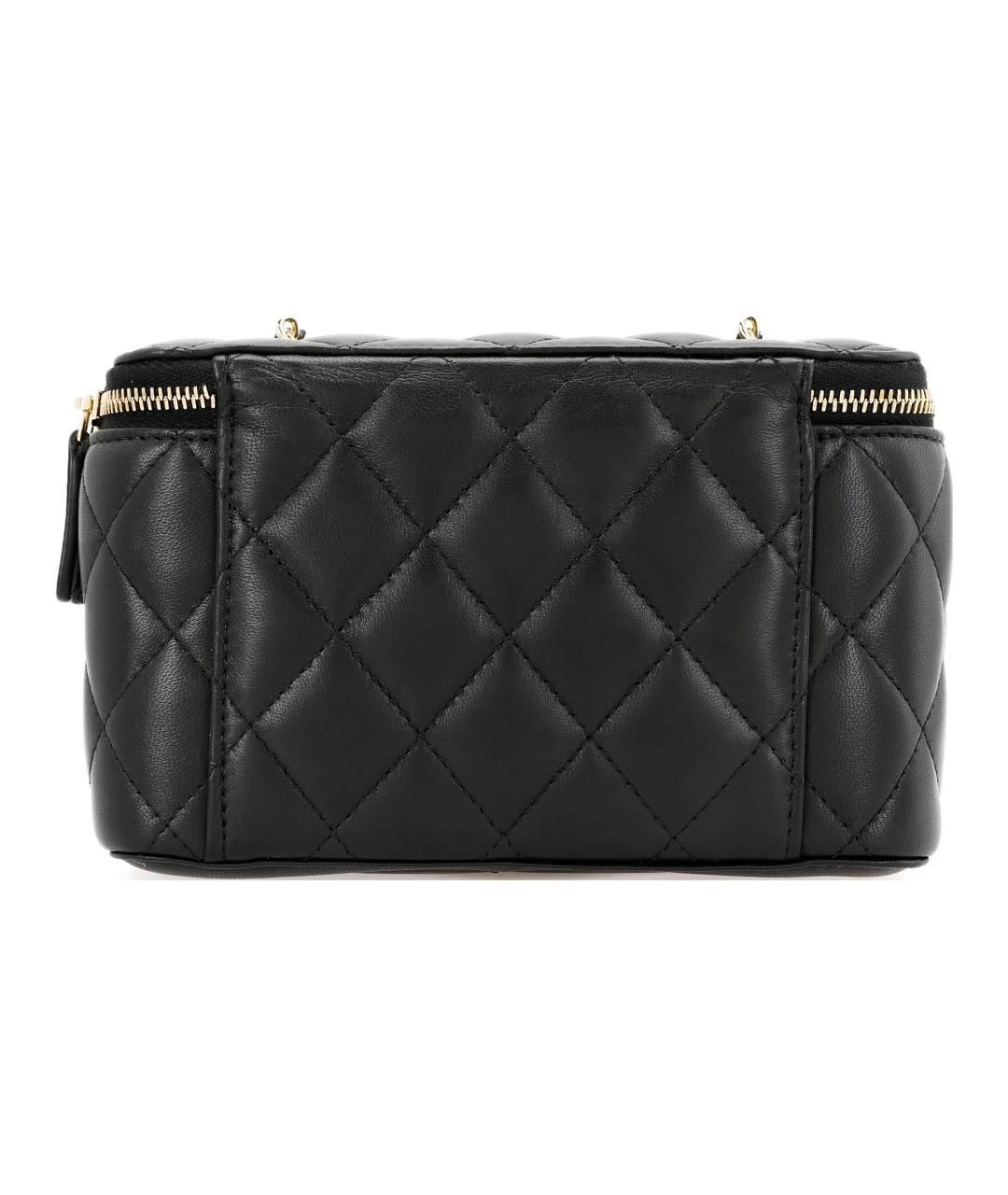 CHANEL Черная кожаная сумка через плечо, фото 3