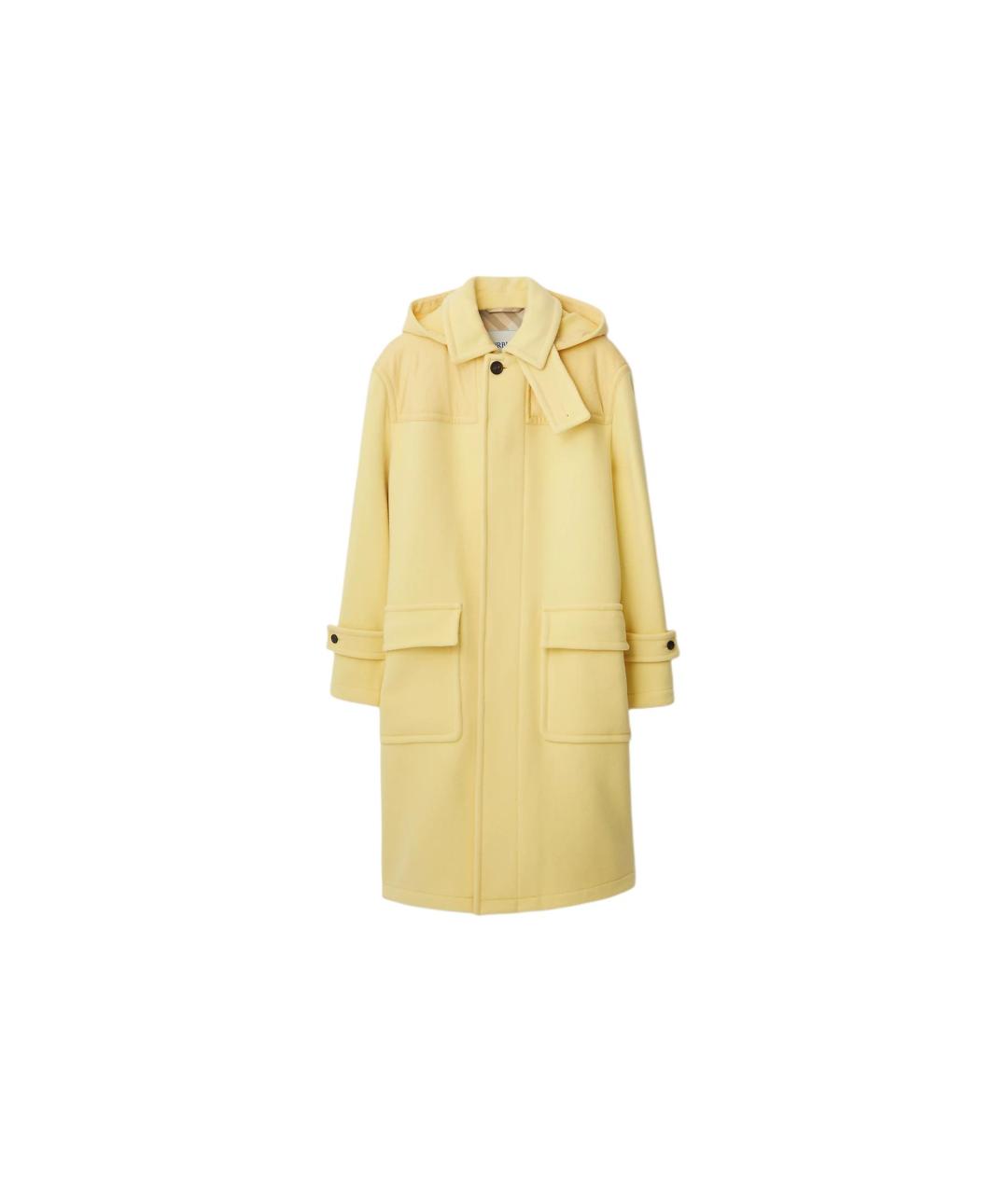 BURBERRY Желтый тренч / плащ, фото 1