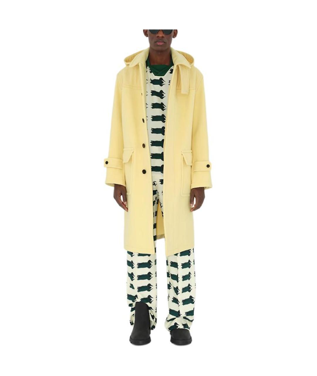 BURBERRY Желтый тренч / плащ, фото 4