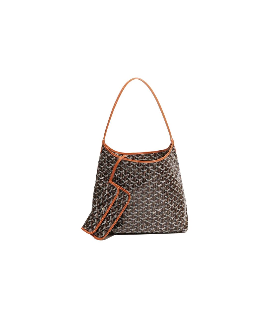 GOYARD Коричневая сумка через плечо, фото 4