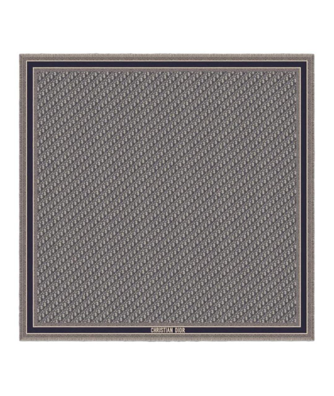CHRISTIAN DIOR Серый платок, фото 1
