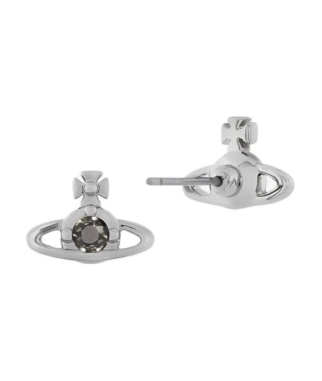 VIVIENNE WESTWOOD Серебряные металлические серьги, фото 2