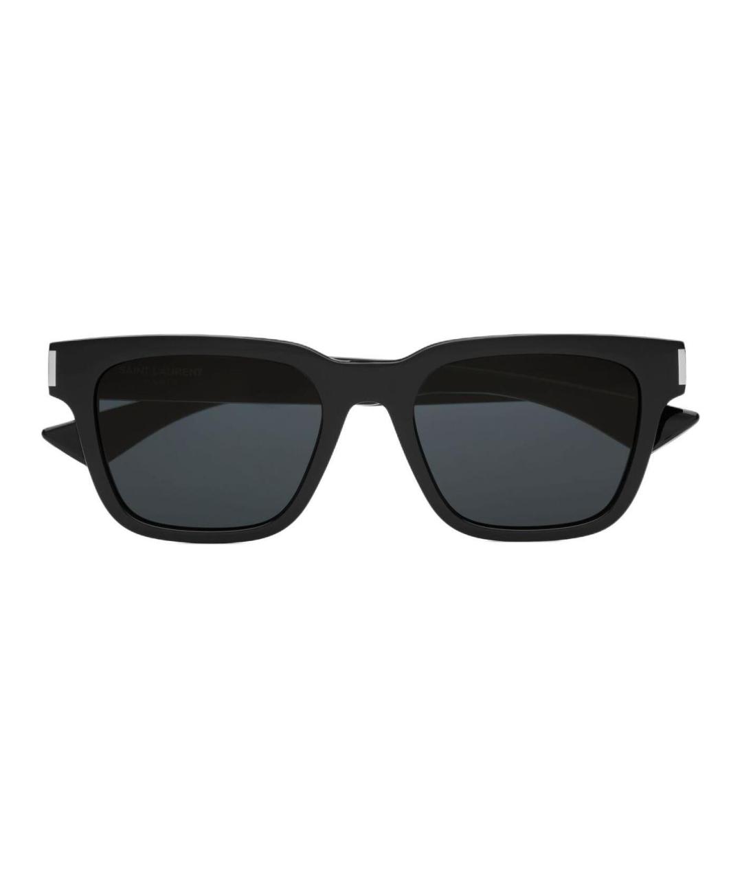 SAINT LAURENT Черные пластиковые солнцезащитные очки, фото 2