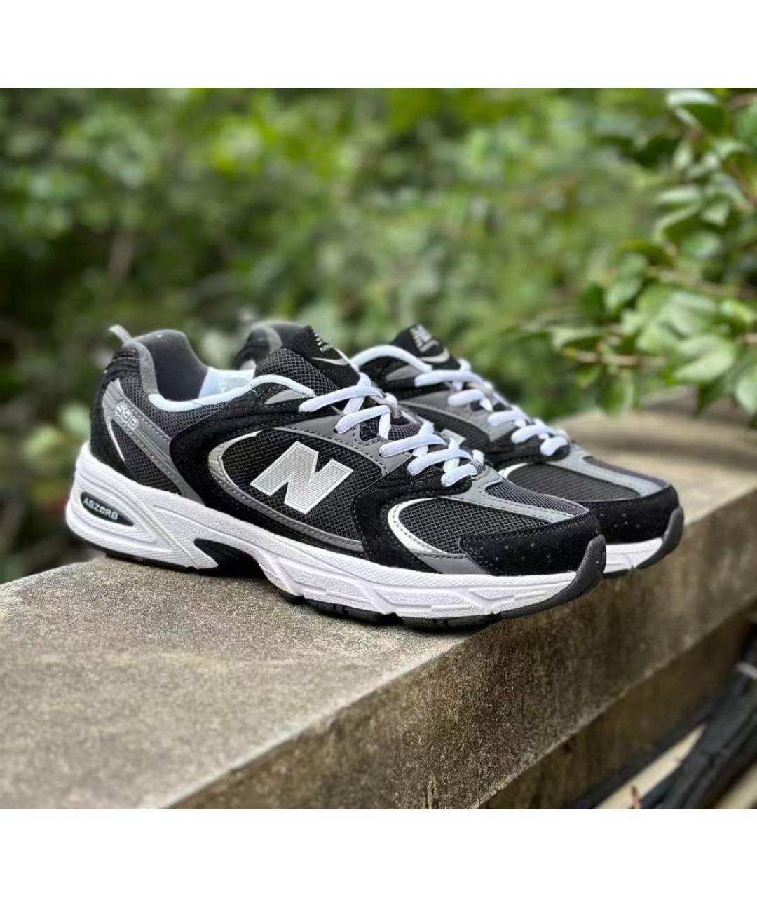 NEW BALANCE Черные текстильные кроссовки, фото 5