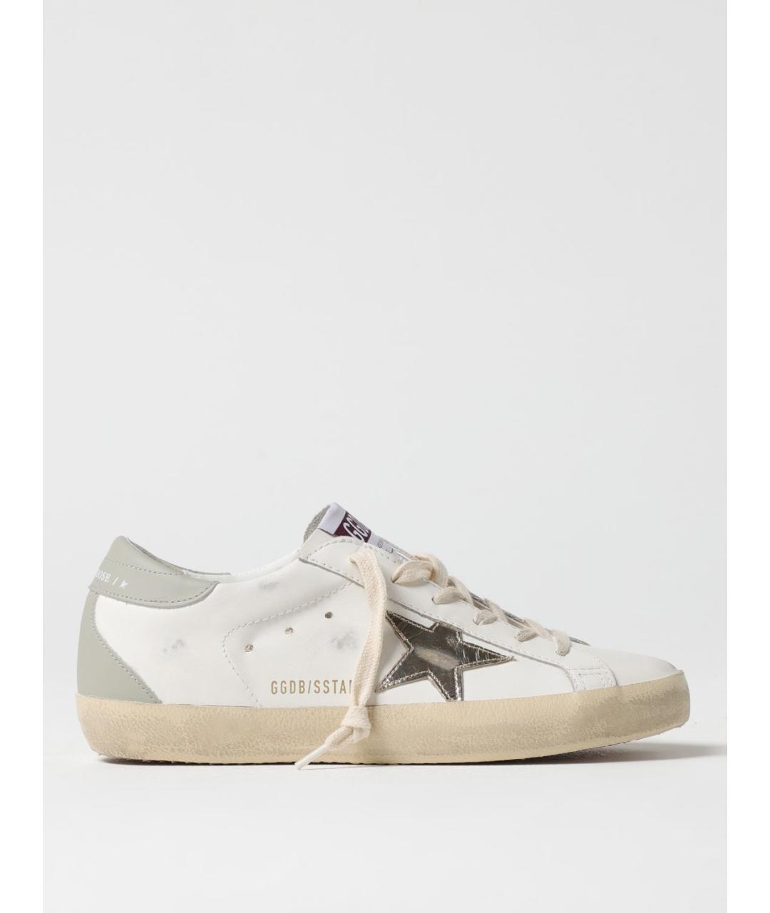 GOLDEN GOOSE DELUXE BRAND Белые кожаные кеды, фото 5