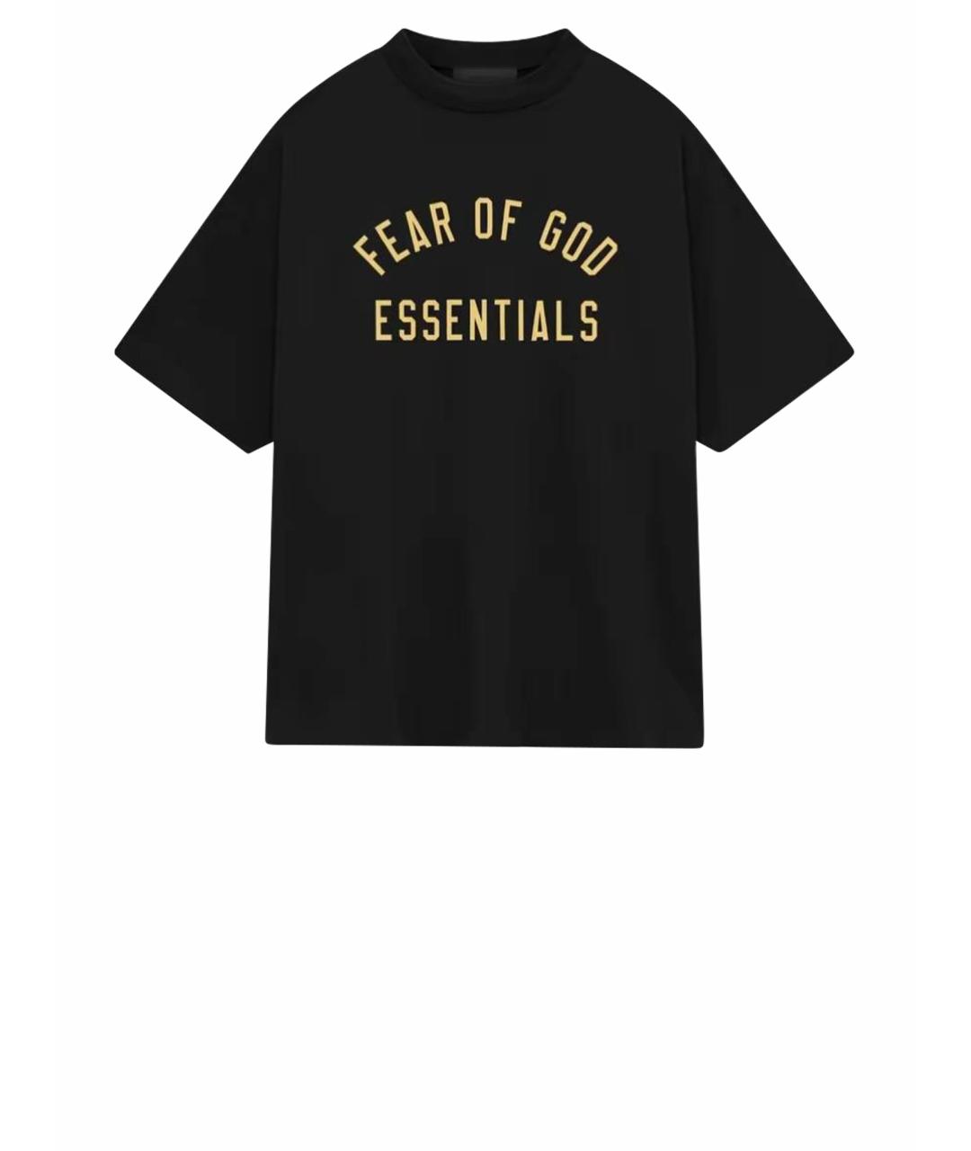 FEAR OF GOD ESSENTIALS Черная футболка, фото 1