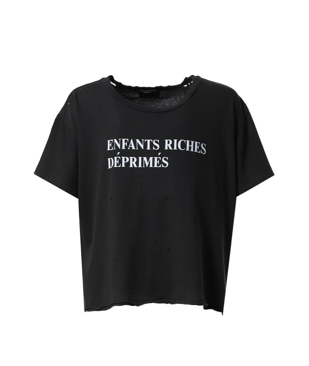 Enfants Riches Déprimés Черная хлопковая футболка, фото 1