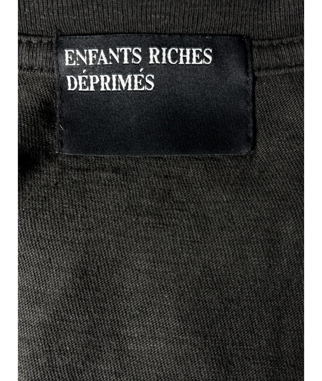 Enfants Riches Déprimés Черная хлопковая футболка, фото 5