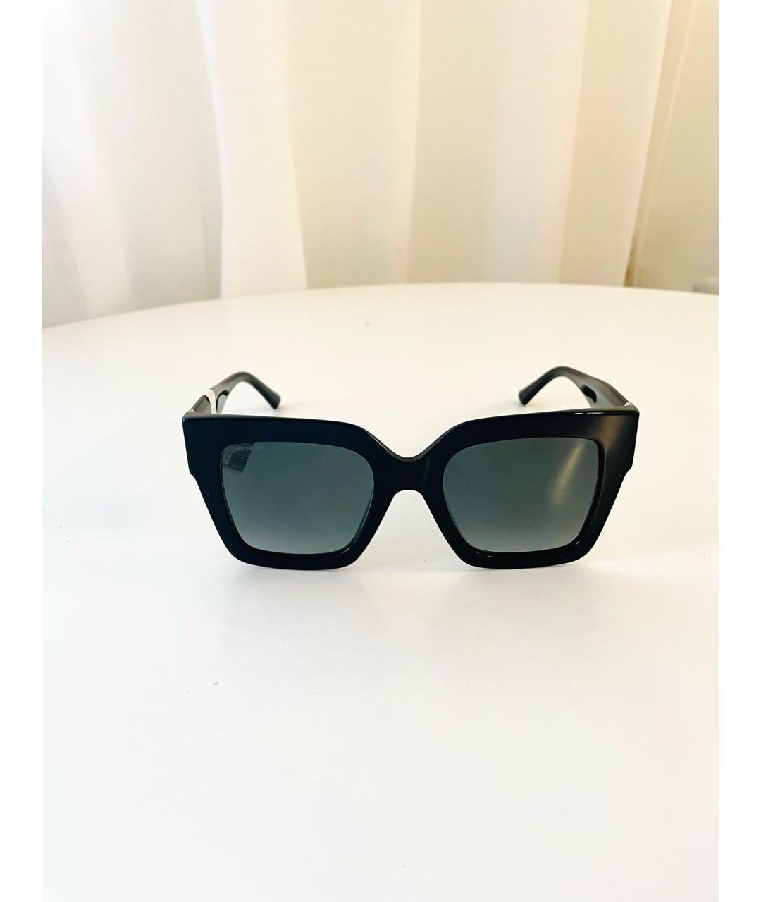 JIMMY CHOO Черные пластиковые солнцезащитные очки, фото 5