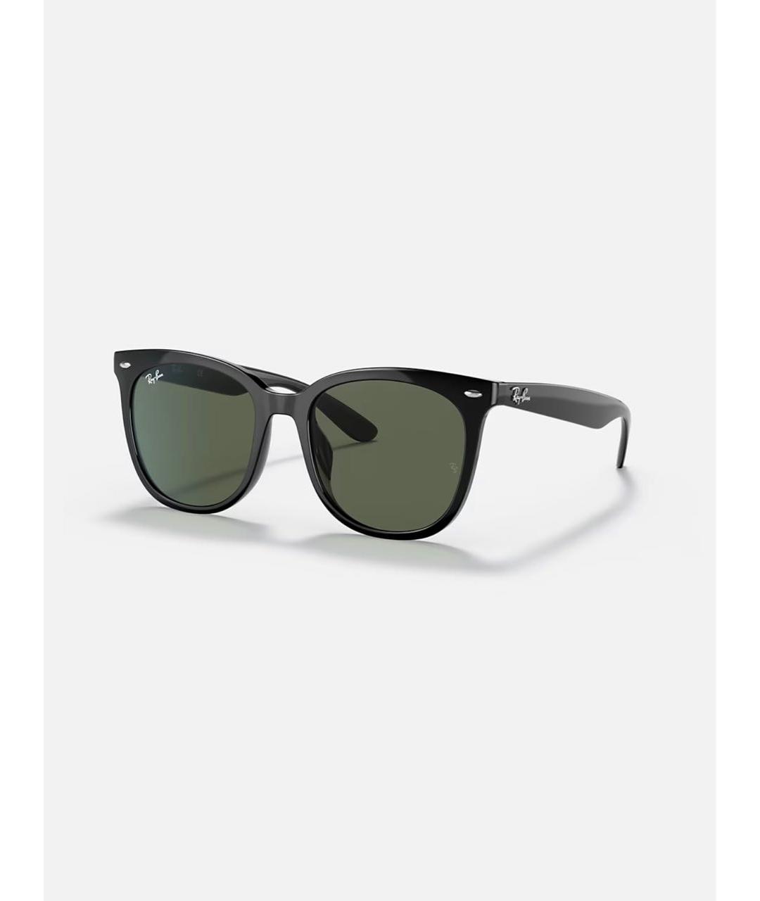 RAY BAN Черные пластиковые солнцезащитные очки, фото 2