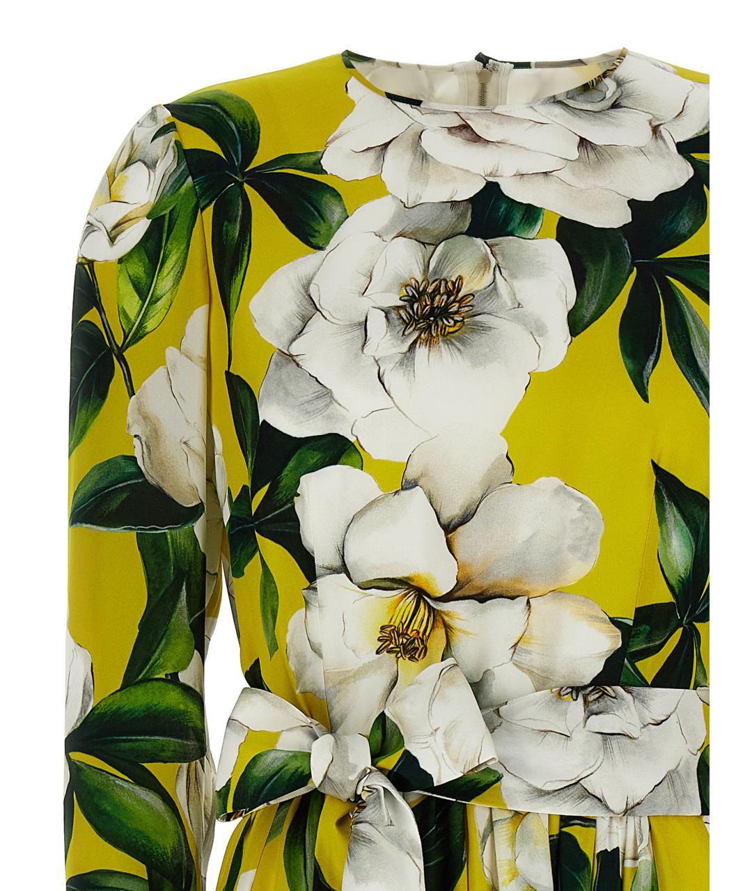 DOLCE&GABBANA Мульти вискозное коктейльное платье, фото 3