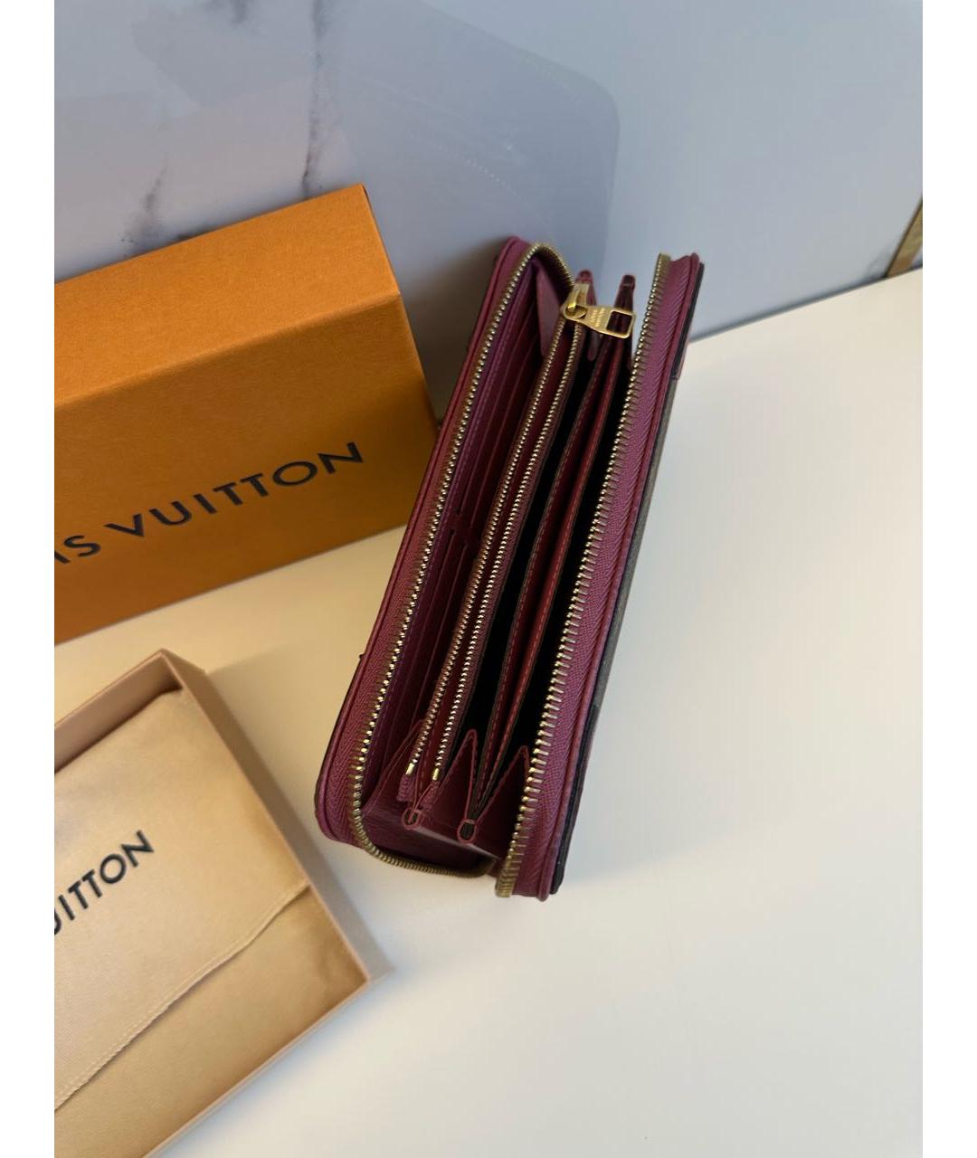 LOUIS VUITTON Коричневый кошелек, фото 6