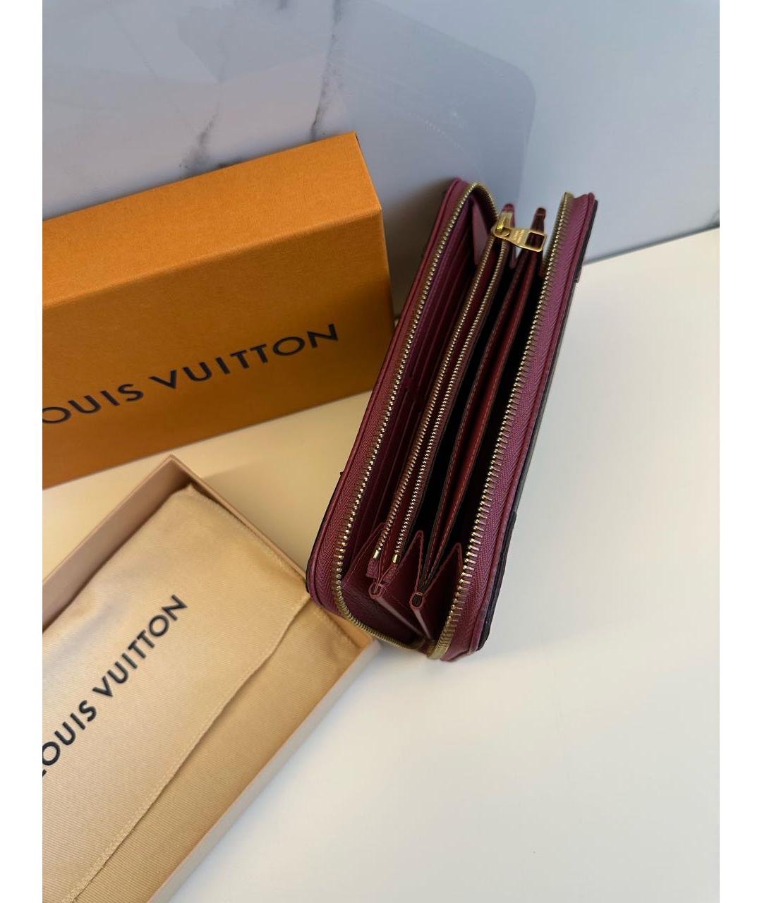 LOUIS VUITTON Коричневый кошелек, фото 8