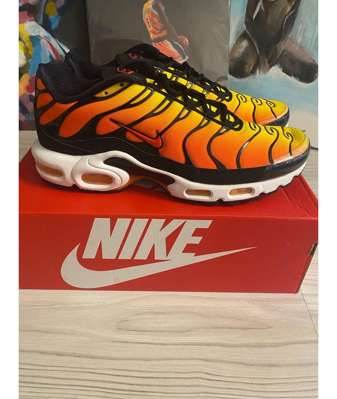 NIKE Оранжевое низкие кроссовки / кеды, фото 7