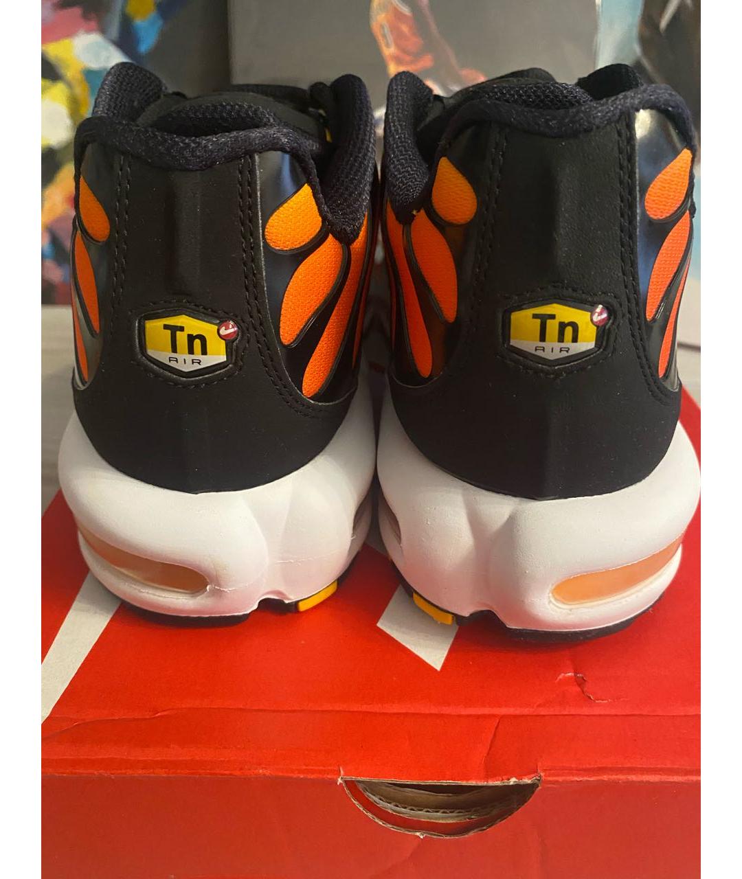 NIKE Оранжевое низкие кроссовки / кеды, фото 4