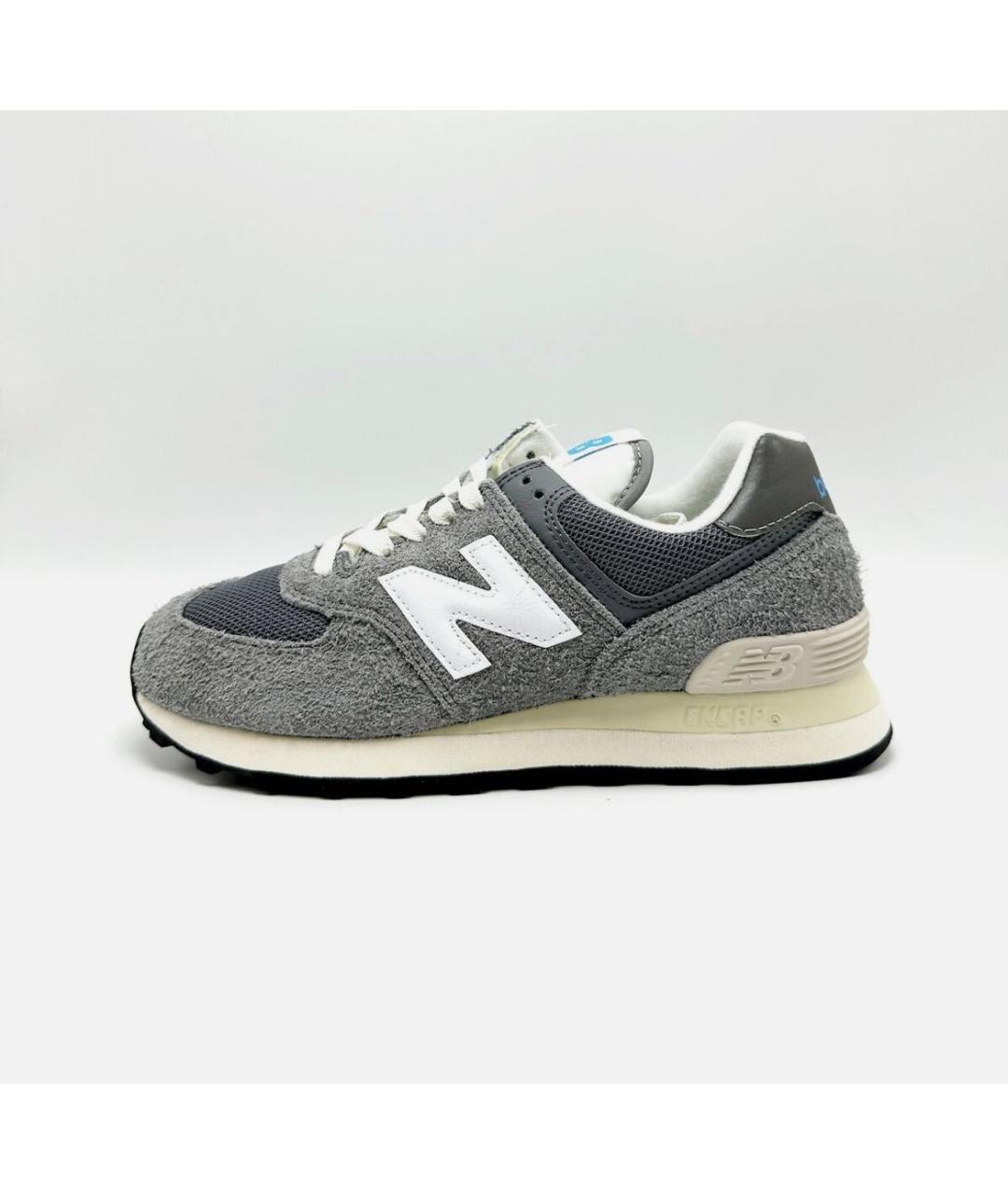 NEW BALANCE Антрацитовые замшевые кроссовки, фото 6