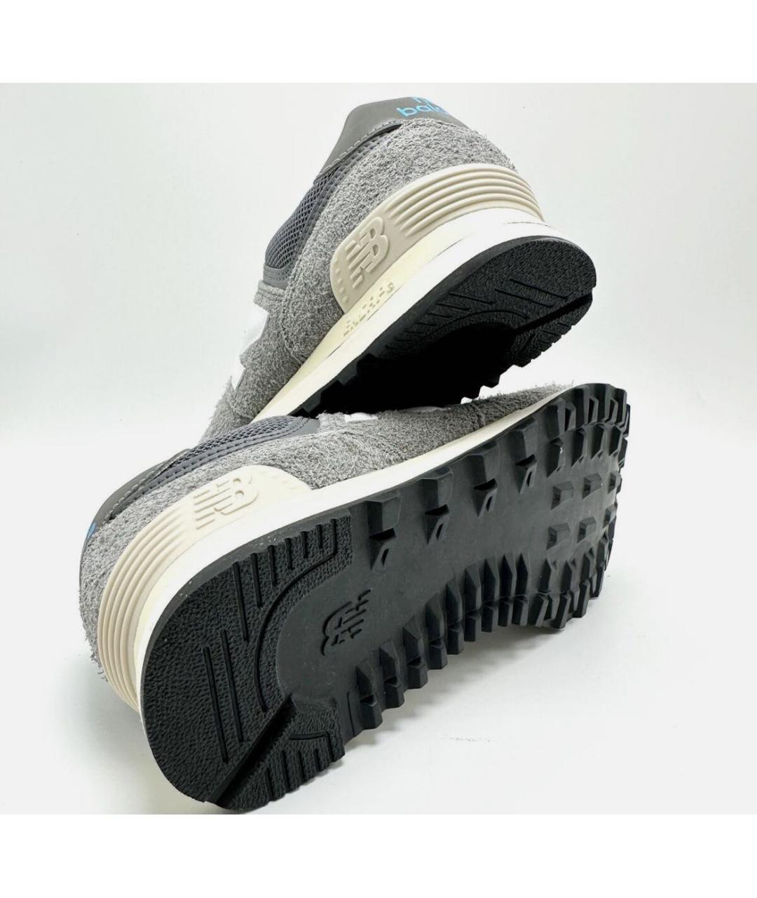 NEW BALANCE Антрацитовые замшевые кроссовки, фото 8
