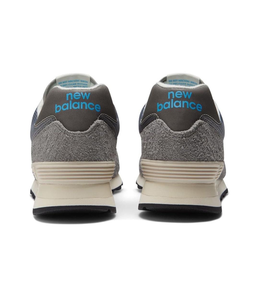 NEW BALANCE Антрацитовые замшевые кроссовки, фото 4